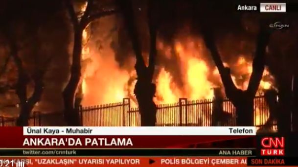 Vehicle Explodes In Turkish Capital Ankara, Many Hurt - Police, Media